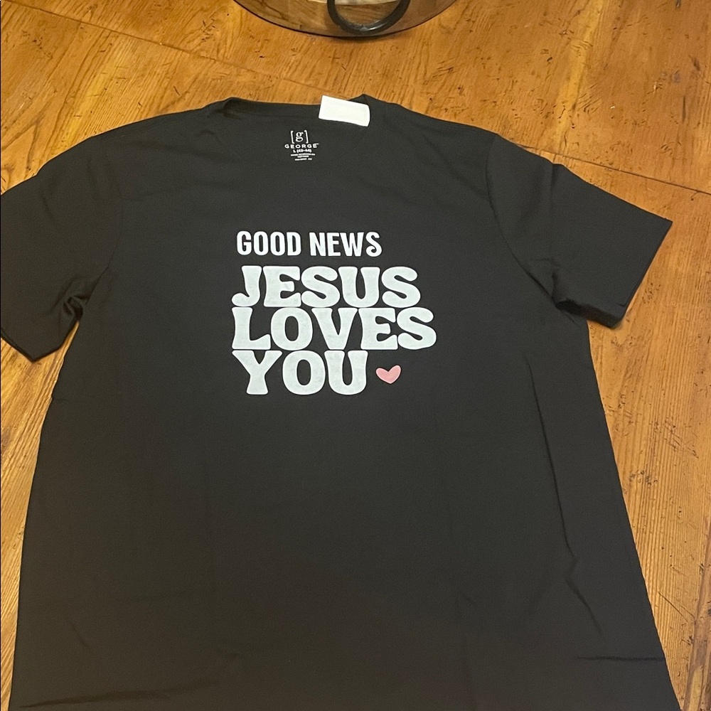 George Black Crew Neck T-Shirt